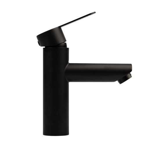 ROBINET PENTRU LAVABO AQUAMAXX BLACK, INSERȚIE CERAMICĂ, CORP ROBINET INOXIDABIL, ÎNĂLȚIME DE SCURGERE 95 MM, BRAȚ INCLINABIL,