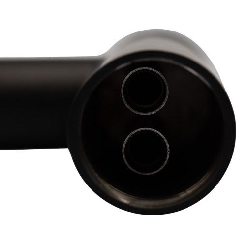 ROBINET PENTRU LAVABO AQUAMAXX BLACK, INSERȚIE CERAMICĂ, CORP ROBINET INOXIDABIL, ÎNĂLȚIME DE SCURGERE 95 MM, BRAȚ INCLINABIL,