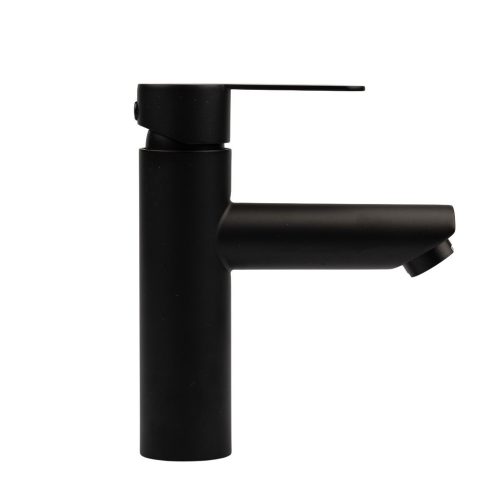ROBINET PENTRU LAVABO AQUAMAXX BLACK, INSERȚIE CERAMICĂ, CORP ROBINET INOXIDABIL, ÎNĂLȚIME DE SCURGERE 95 MM, BRAȚ INCLINABIL,