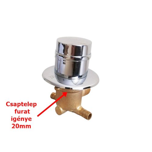 ROBINET AQUAMAXX CU 2 FUNCȚII, CONEXIUNE DE INTRARE HALF COLOS, 2 CONEXIUNI DE IEȘIRE SLAG, CONTROL APĂ