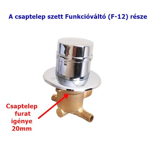AQUAMAXX SET ROBINET CU 2 FUNCȚII ȘI 2 PĂRȚI, PĂRȚI ROBINET CONEXIUNE HALF COLOS, CONEXIUNE SLAGOS FUNCTION CHANGER, CONTROL APĂ