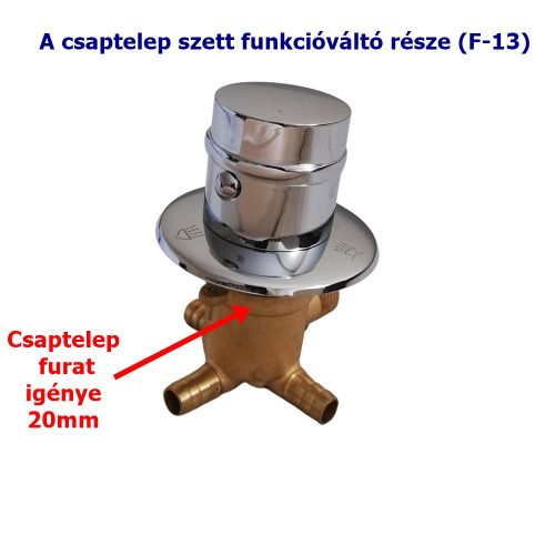 AQUAMAXX SET DE ROBINETE CU 3 FUNCȚII ȘI 2 PIESE, PIESE DE ROBINET CU CONEXIUNE HALF COLOS, CONEXIUNE SLAGOS CU FUNCȚIE DE SCHIMBARE, CONTROL AL APEI
