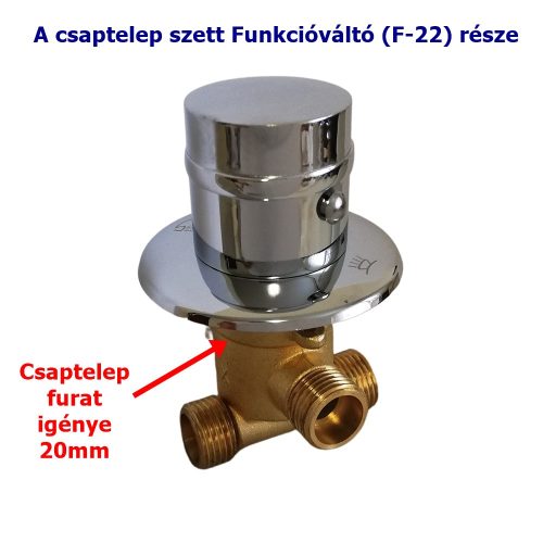 AQUAMAXX SET DE ROBINETE CU 2 FUNCȚII ȘI 2 PIESE, PIESE DE ROBINET CONEXIUNE HALF COLOS, CONEXIUNE HALF COLOS CU SCHIMBARE DE FUNCȚIE, CONTROL APĂ