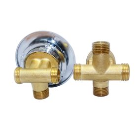   SET ROBINET CU 3 FUNCȚII ȘI 2 PIESE AQUAMAXX, PIESE ROBINET CONEXIUNE HALF COLOS, CONEXIUNE HALF COLOS FUNCȚIE DE SCHIMBARE, CONTROL APĂ