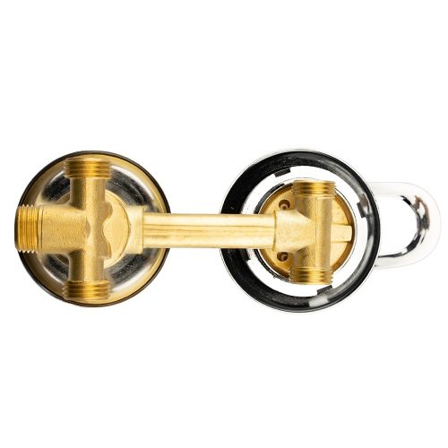 AQUAMAXX ROBINET CU 3 FUNCȚII ȘI 1 PIESĂ PENTRU CABINA DE DUȘ CU PERETE POSTERIOR, CONEXIUNE CU ȚEAVĂ DE CUPRU FIXĂ, CONEXIUNE HALF COLOS, ROBINET MIXER, CONTROL APĂ
