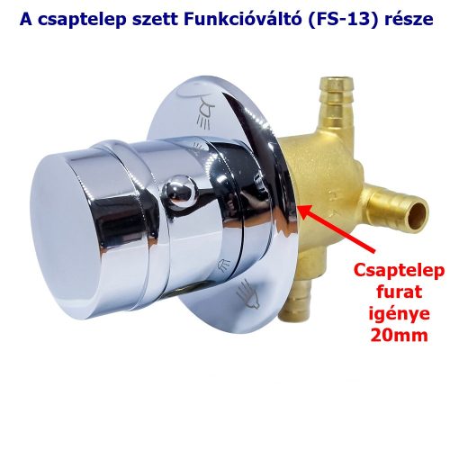 SET ROBINET CU 3 FUNCȚII ȘI 2 PIESE AQUAMAXX, PIESE ROBINET CU CONEXIUNE FURTUN, CONEXIUNE FURTUN CU SCHIMBĂTOR DE FUNCȚIE, CONTROL APĂ