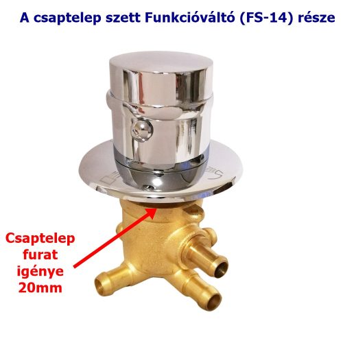 SET DE ROBINETE AQUAMAXX CU 4 FUNCȚII ȘI 2 PIESE, PIESE DE ROBINET CU CONEXIUNE PENTRU FURTUN, CONEXIUNE PENTRU SCHIMBAREA FUNCȚIEI FURTUNULUI, CONTROLUL APEI