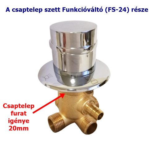 SET DE ROBINETE AQUAMAXX CU 4 FUNCȚII ȘI 2 PIESE, PIESE DE ROBINET CU CONEXIUNE SLANG, CONEXIUNE HALF-COLOS PENTRU SCHIMBAREA FUNCȚIILOR, CONTROLUL APEI