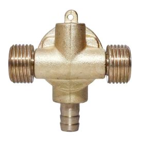   ROBINET AQUAMAXX CU 2 FUNCȚII, CONEXIUNE DE INTRARE PENTRU ZGURĂ, 2 CONEXIUNI DE IEȘIRE PENTRU JUMĂTATE DE COLOANĂ, CONTROL AL APEI