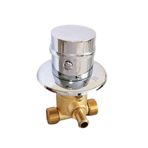 ROBINET AQUAMAXX CU 2 FUNCȚII, CONEXIUNE DE INTRARE PENTRU ZGURĂ, 2 CONEXIUNI DE IEȘIRE PENTRU JUMĂTATE DE COLOANĂ, CONTROL AL APEI