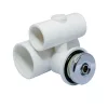 „AQUAMAXX HYDRO MASSAGE BUILT-IN MASSAGE NOZZLE, racord de apă COLOS de 1", racord de aer de 1/2", cap mini-duză cromat”
