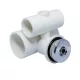 „AQUAMAXX HYDRO MASSAGE BUILT-IN MASSAGE NOZZLE, racord de apă COLOS de 1", racord de aer de 1/2", cap mini-duză cromat”