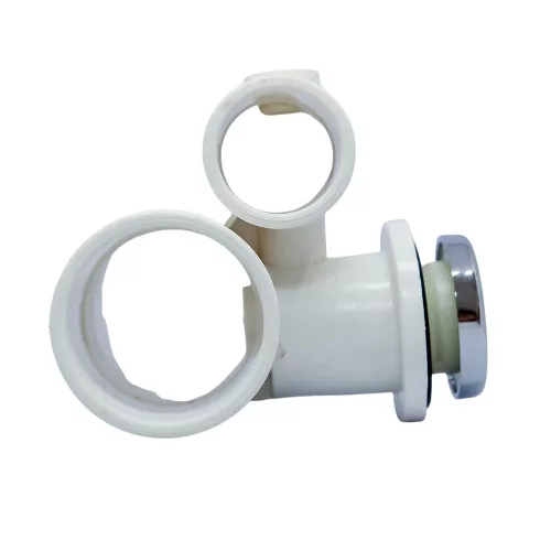„AQUAMAXX HYDRO MASSAGE BUILT-IN MASSAGE NOZZLE, racord de apă COLOS de 1", racord de aer de 1/2", cap mini-duză cromat”