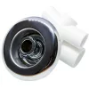 „AQUAMAXX HYDRO MASSAGE BUILT-IN MASSAGE NOZZLE, CONEXIUNE DE APĂ COLOS DE 1", CONEXIUNE DE AER DE 1/2", SUPRAFAȚĂ DE ACOPERIRE CROMATĂ DE 90 MM, CERINȚE DE GĂURIRE 63 MM”