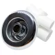 „AQUAMAXX HYDRO MASSAGE BUILT-IN MASSAGE NOZZLE, CONEXIUNE DE APĂ COLOS DE 1", CONEXIUNE DE AER DE 1/2", SUPRAFAȚĂ DE ACOPERIRE CROMATĂ DE 90 MM, CERINȚE DE GĂURIRE 63 MM”
