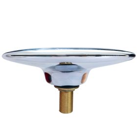   ROBINET DE BAIE AQUAMAXX CHROME CU MONTARE FILETATĂ PENTRU MARGINEA CĂZĂII, INLET DE BAIE TIP NIAGARA, LĂȚIME DE SCURGERE 125 MM