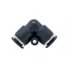 CONECTOR DIN PLASTIC PENTRU TUBE DE AER AQUAMAXX, COATE DE 90°, 2X8MM