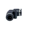CONECTOR DIN PLASTIC PENTRU TUBE DE AER AQUAMAXX, COATE DE 90°, 2X8MM