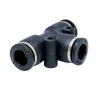 CONECTOR DIN PLASTIC PENTRU TUBE DE AER AQUAMAXX, ÎN FORMĂ DE T, 3X8MM