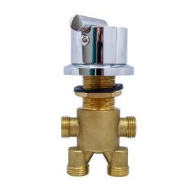   AQUAMAXX ROBINET DE BAIE ÎNGROPAT, MONTABIL DE LA MARGINE LA MARGINE, CU FUNCȚIE DE SCHIMBARE, NECESITĂ PERFORARE DE 30 MM ÎN CADĂ, ROBINET DE CADĂ CU 2 FUNCȚII, CONEXIUNE HALF COLOS