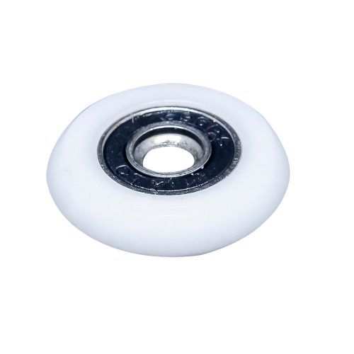 ROȚĂ CU ROLĂ PENTRU CABINĂ DE DUȘ AQUAMAXX, DIAMETRU ROȚĂ 19-29 MM, GROSIME ROȚĂ 5-6 MM, ROȚĂ CU RULMENT DIN OȚEL INOXIDABIL