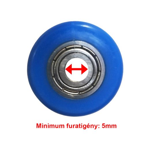 ROȚĂ CU ROLĂ PENTRU CABINĂ DE DUȘ AQUAMAXX, DIAMETRU ROȚĂ 23-25 MM, GROSIME ROȚĂ 4 MM, ROȚĂ CU RULMENT INOXIDABIL