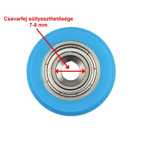 AQUAMAXX EXTREME ROȚI CU RULMENȚI DIN OȚEL INOXIDABIL PENTRU CABINE DE DUȘ CU DIAMETRUL ROȚII DE 19-29 MM