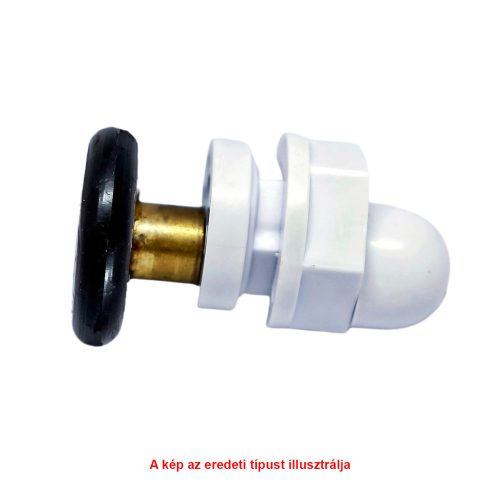 ROLĂ SIMPLĂ CU ROȚI PENTRU CABINĂ DE DUȘ AQUAMAXX, CU DIAMETRU GĂURĂ STICLĂ DE 16 MM, DIAMETRU ROȚĂ DE 19-29 MM, ROȚI CU RULMENȚI INOXIDABILI ȘI NEOXIDABILI