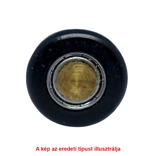 ROLĂ SIMPLĂ CU ROȚI PENTRU CABINĂ DE DUȘ AQUAMAXX, CU DIAMETRU GĂURĂ STICLĂ DE 16 MM, DIAMETRU ROȚĂ DE 19-29 MM, ROȚI CU RULMENȚI INOXIDABILI ȘI NEOXIDABILI