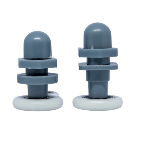 AQUAMAXX ROLĂ SIMPLĂ CU ROȚI EXCENTRICĂ REGLABILĂ PENTRU CABINĂ DE DUȘ, CU DIAMETRU ROȚI DE 19-29 MM, ROȚI CU RULMENȚI INOXIDABILI ȘI NEOXIDABILI