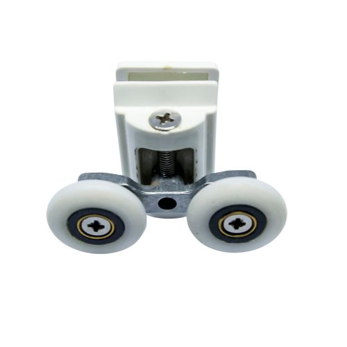 ROLĂ PENTRU CABINĂ DE DUȘ CU ROȚI DUBLE AQUAMAXX, REGLARE CU ȘURUB STELAT, DIAMETRU ROȚI 19-27 MM, ROȚI DIN OȚEL INOXIDABIL ȘI DIN ALTE MATERIALE