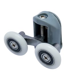   ROLĂ PENTRU CABINĂ DE DUȘ CU ROȚI DUBLE AQUAMAXX, REGLARE CU ȘURUB STELAT, DIAMETRU ROȚI 19-27 MM, ROȚI DIN OȚEL INOXIDABIL ȘI DIN ALTE MATERIALE