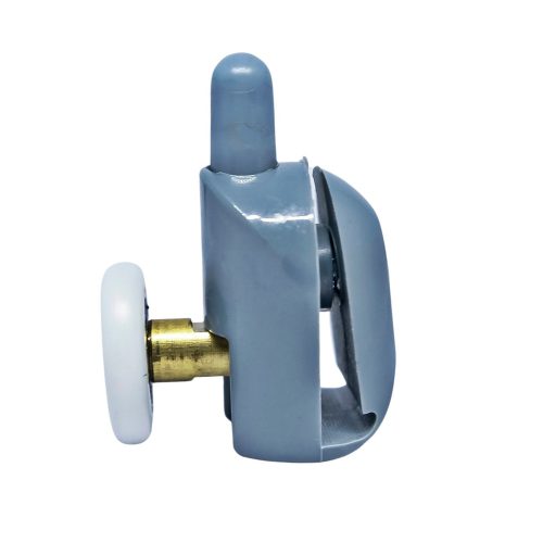 AQUAMAXX ROLĂ SIMPLĂ CU ROȚI PENTRU CABINĂ DE DUȘ, CU REGLARE CU ARC ȘI BUTON, DIAMETRU ROȚI 19-29 MM, ROȚI DIN OȚEL INOXIDABIL ȘI DIN ALTE MATERIALE