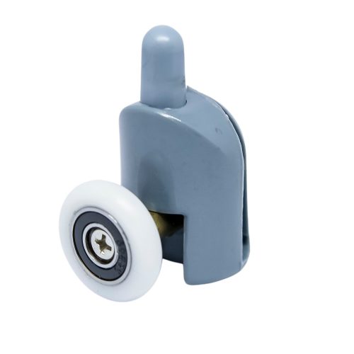 AQUAMAXX ROLĂ SIMPLĂ CU ROȚI PENTRU CABINĂ DE DUȘ, CU REGLARE CU ARC ȘI BUTON, DIAMETRU ROȚI 19-29 MM, ROȚI DIN OȚEL INOXIDABIL ȘI DIN ALTE MATERIALE