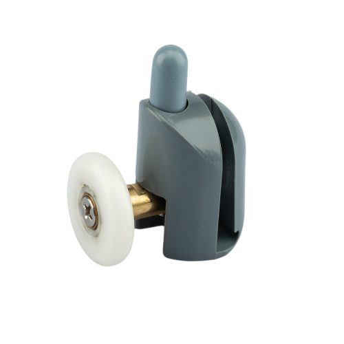 AQUAMAXX ROLĂ SIMPLĂ CU ROȚI PENTRU CABINĂ DE DUȘ, CU REGLARE CU ARC ȘI BUTON, DIAMETRU ROȚI 19-29 MM, ROȚI DIN OȚEL INOXIDABIL ȘI DIN ALTE MATERIALE