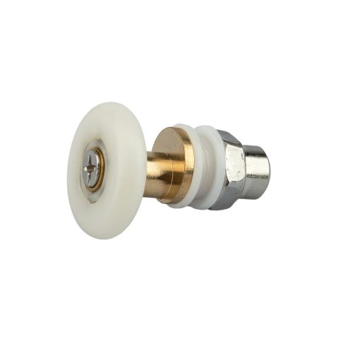 AQUAMAXX ROLĂ SIMPLĂ CU ROȚI EXCENTRICĂ REGLABILĂ PENTRU CABINĂ DE DUȘ, DIAMETRU ROȚI 19-29 MM, GĂURĂ PENTRU STICLĂ 10 MM-12 MM, ROȚI DIN OȚEL INOXIDABIL ȘI DIN ALTE MATERIALE