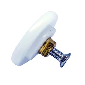   ROȚĂ CU ROLĂ PENTRU CABINĂ DE DUȘ AQUAMAXX, DIAMETRU ROȚĂ 26 MM, GROSIME ROȚĂ 4 MM, ȘURUB M4, CAPĂT DE ALAMĂ PROIECTAT