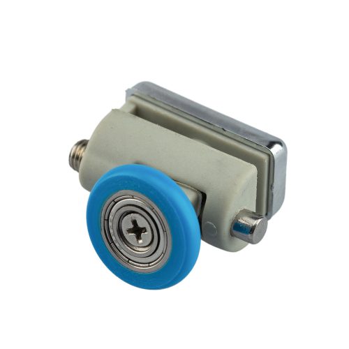 AQUAMAXX ROLĂ SIMPLĂ CU ROȚI PENTRU CABINĂ DE DUȘ, REGLARE CU CHEIE ALEN, GĂURĂ DE 10 MM ÎN STICLĂ, DIAMETRU ROȚI DE 19-27 MM, ROȚI DIN OȚEL INOXIDABIL ȘI DIN ALTE MATERIALE