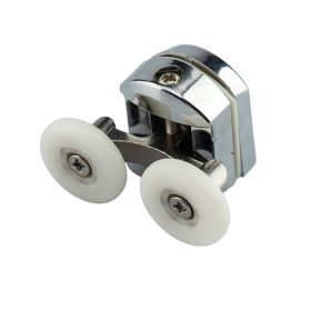   ROLĂ PENTRU CABINĂ DE DUȘ CU ROȚI DUBLE AQUAMAXX, REGLARE CU ȘURUB STELAT, DIAMETRU ROȚI 19-27 MM, ROȚI DIN OȚEL INOXIDABIL ȘI DIN ALTE MATERIALE