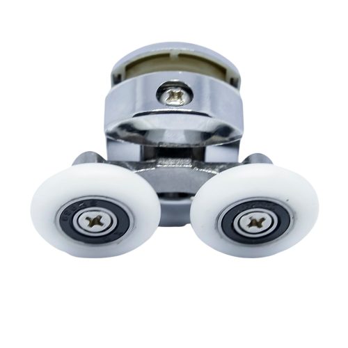 ROLĂ PENTRU CABINĂ DE DUȘ CU ROȚI DUBLE AQUAMAXX, REGLARE CU ȘURUB STELAT, DIAMETRU ROȚI 19-27 MM, ROȚI DIN OȚEL INOXIDABIL ȘI DIN ALTE MATERIALE