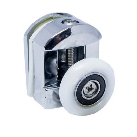   ROLĂ PENTRU CABINĂ DE DUȘ AQUAMAXX SIMPLE TOP, REGLARE CU ȘURUB STELAT, DIAMETRU ROATĂ 19-27 MM, GĂURĂ PENTRU STICLĂ 12 MM, ROATĂ DIN OȚEL INOXIDABIL ȘI NEINOXIDABIL