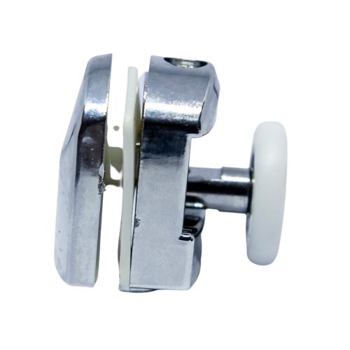 ROLĂ PENTRU CABINĂ DE DUȘ AQUAMAXX SIMPLE TOP, REGLARE CU ȘURUB STELAT, DIAMETRU ROATĂ 19-27 MM, GĂURĂ PENTRU STICLĂ 12 MM, ROATĂ DIN OȚEL INOXIDABIL ȘI NEINOXIDABIL