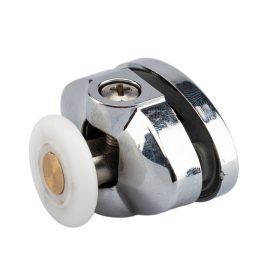   ROLĂ PENTRU CABINĂ DE DUȘ AQUAMAXX TOP SIMPLE, ȘURUB DE REGLARE, DISTANȚĂ ÎNTRE GĂURI DE 26,5 MM, DIAMETRU ROȚI DE 23-25 MM, ROȚI CU LĂȚIME DE 4 MM, ROȚI INOXIDABILE