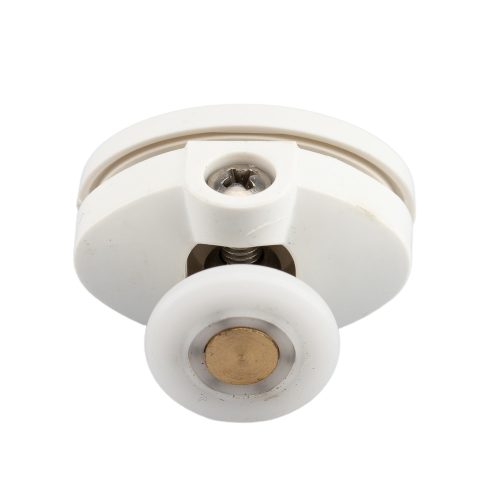 ROLĂ PENTRU CABINĂ DE DUȘ AQUAMAXX TOP SIMPLE, ȘURUB DE REGLARE, DISTANȚĂ ÎNTRE GĂURI DE 26,5 MM, DIAMETRU ROȚI DE 23-25 MM, ROȚI CU LĂȚIME DE 4 MM, ROȚI INOXIDABILE