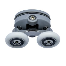   ROLĂ PENTRU CABINĂ DE DUȘ DUBLA AQUAMAXX TOP, ȘURUB DE REGLARE, DISTANȚĂ ÎNTRE GĂURI DE 26,5 MM, DIAMETRU ROȚI DE 19-26 MM, ROȚI INOXIDABILE