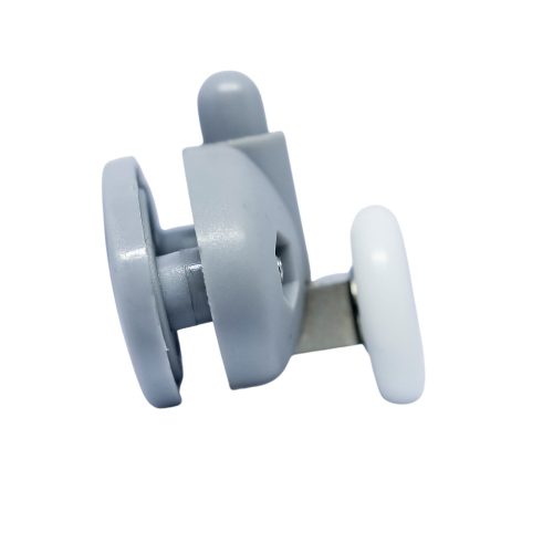 ROLĂ SIMPLĂ PENTRU CABINĂ DE DUȘ AQUAMAXX LOWER SPRING, DISTANȚĂ ÎNTRE GĂURI DE 26,5 MM ȘI 30 MM, DIAMETRU ROȚI DE 19-29 MM, ROȚI DIN OȚEL INOXIDABIL ȘI DIN ALTE MATERIALE