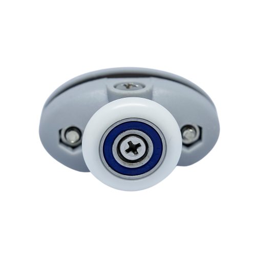 AQUAMAXX TOP ROLĂ SIMPLĂ PENTRU CABINĂ DE DUȘ, REGLABILĂ CU ȘURUB STELAT, DISTANȚĂ ÎNTRE GĂURI DE 26,5 MM ȘI 30 MM, DIAMETRU ROȚI DE 19-29 MM, DE ASEMENEA CU ROȚI REZISTENTE LA RUGINĂ
