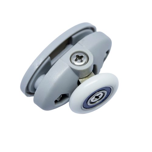 AQUAMAXX TOP ROLĂ SIMPLĂ PENTRU CABINĂ DE DUȘ, REGLABILĂ CU ȘURUB STELAT, DISTANȚĂ ÎNTRE GĂURI DE 26,5 MM ȘI 30 MM, DIAMETRU ROȚI DE 19-29 MM, DE ASEMENEA CU ROȚI REZISTENTE LA RUGINĂ