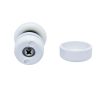 ROLĂ SIMPLĂ EXCENTRICĂ REGLABILĂ PENTRU CABINĂ DE DUȘ AQUAMAXX, DIAMETRU ROATĂ 25 MM, CERINȚĂ GĂURĂ STICLĂ 11 MM