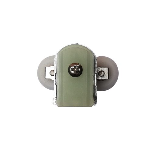 ROLĂ DUȘ CU ROȚI DUBLE AQUAMAXX, REGLARE ASCUNSĂ CU ȘURUB STELAT, DIAMETRU ROȚI 19-27 MM, ROȚI DIN OȚEL INOXIDABIL ȘI DIN ALTE MATERIALE